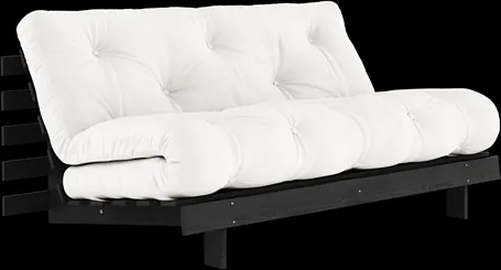 Karup Design Roots Sovasofa Med Roots Madras 160x200 Natural/Sortlakeret